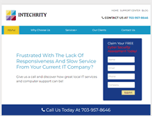 Tablet Screenshot of intechrityllc.com